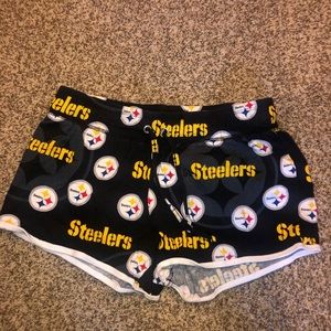 steelers pajama shorts